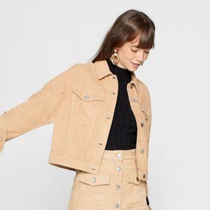 NWT Stradivarius Tan Corduroy Jacket | Size: S